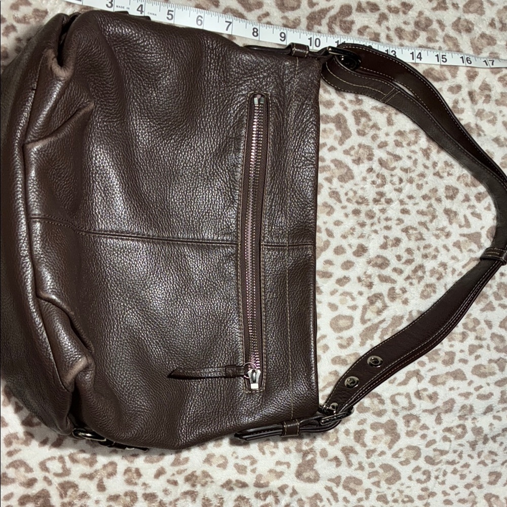 Brown Leather Coach Bag